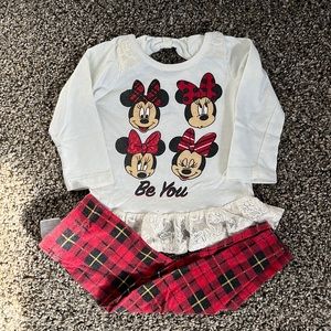 Disney baby Minnie Mouse “Be You” outfit 18 month